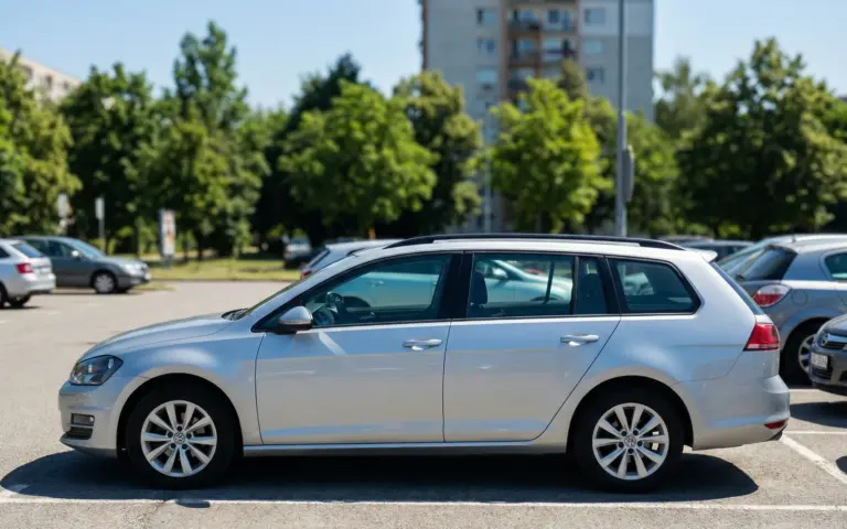 Auto na parkovišti