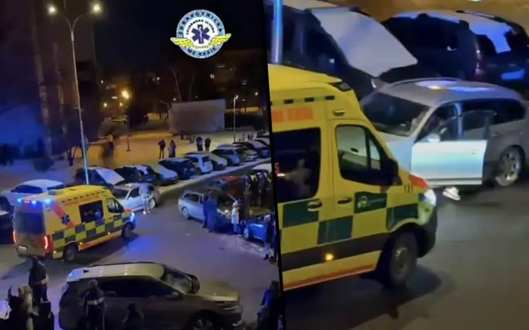 Řidič blokující sanitku