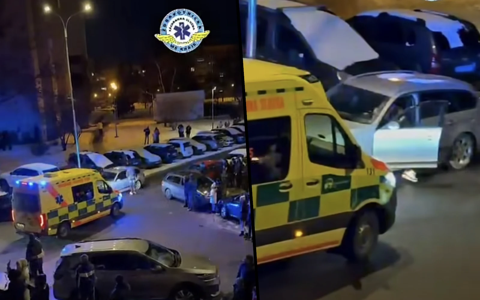 Řidič blokující sanitku